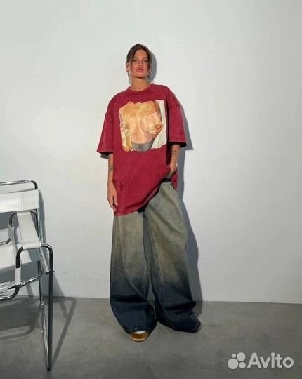 Футболка женская оверсайз