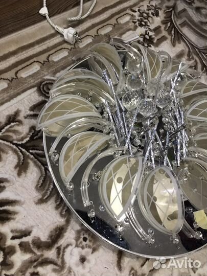 Люстра потолочная светодиодная с пультом