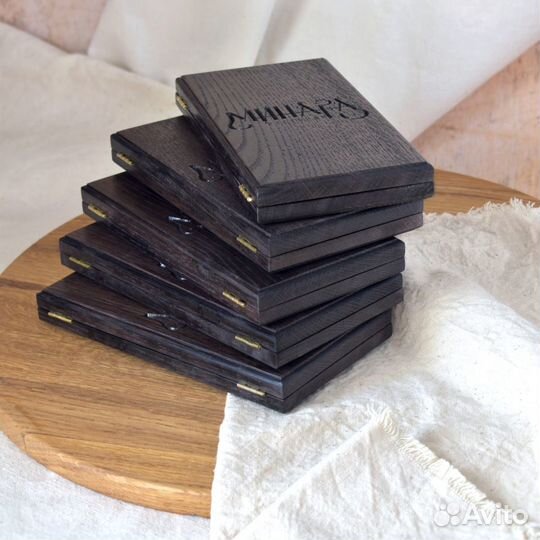 Деревянные счётницы с гравировкой (2 варианта)