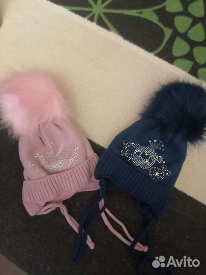 Шапка детская для девочки новая