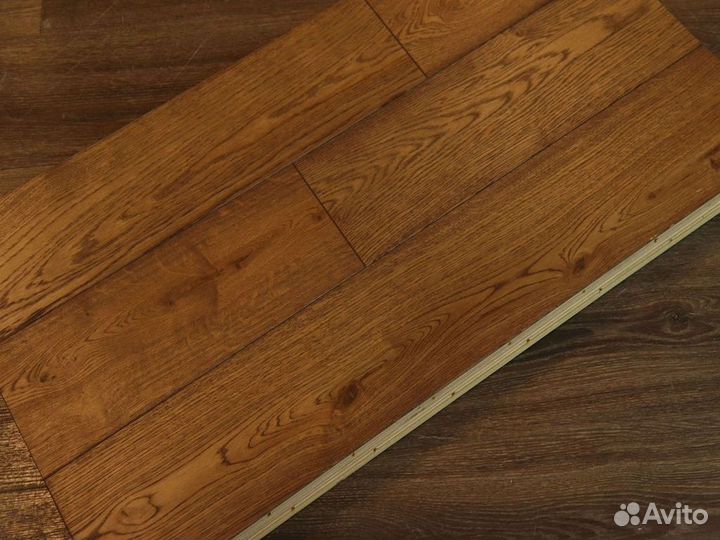 Инженерная доска американский орех клеевая