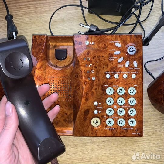 Телефонная станция с 2 радио телефонами lg gt-9760