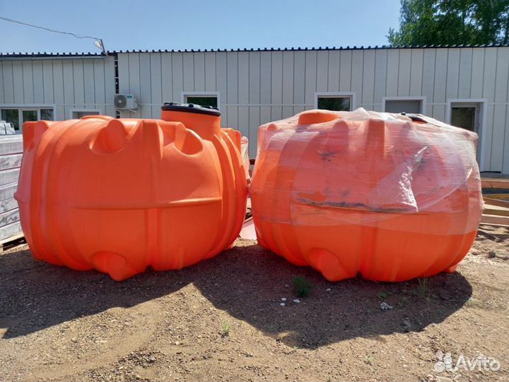 Баки накопительные подземные 5000 литров пластик