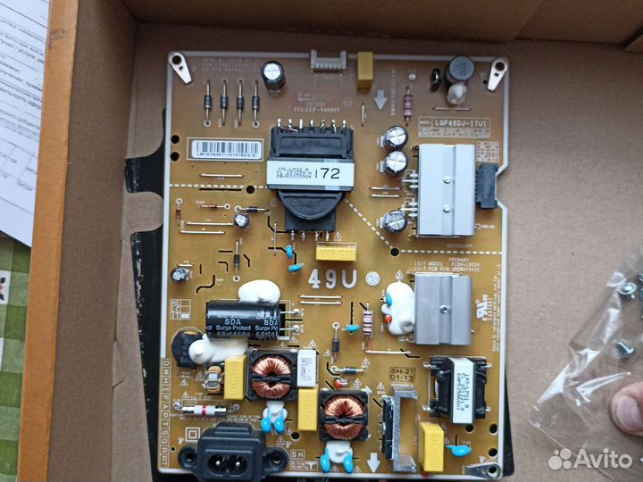 Платы комплект тв lg 49uk62 новые