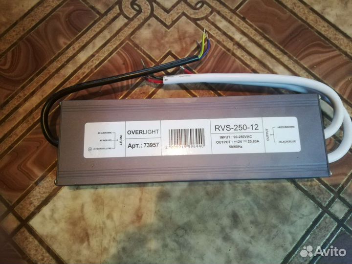 Блок питания 12v для светодиодной ленты