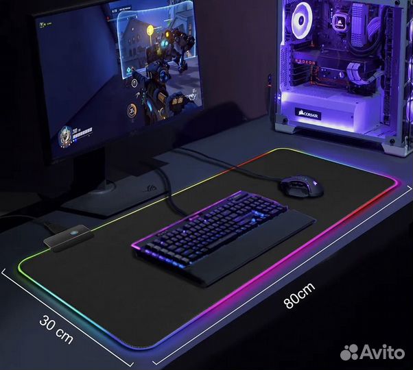 Коврик для мыши rgb