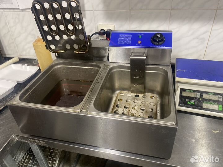 Фритюрница двойная