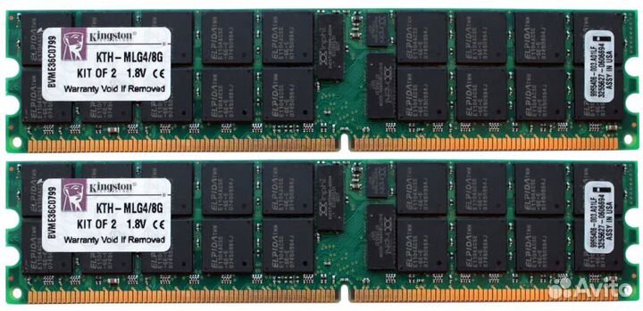 Оперативная память Kingston KTH-MLG4/8G 4Gb