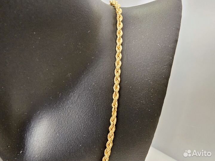 Золотая цепь верёвка 750