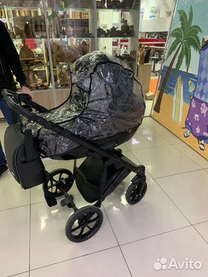 Коляска 2 в 1 эко кожа