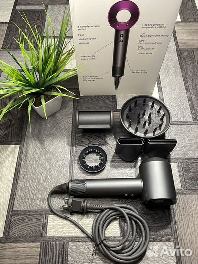 Фен dyson supersonic hd08 и расческа 2 в 1