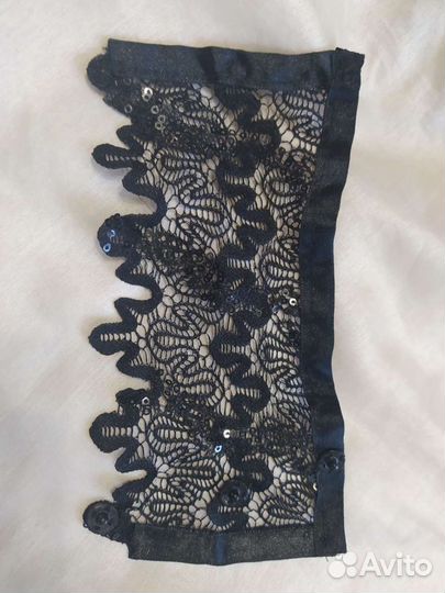 Текстильный браслет манжет на руку