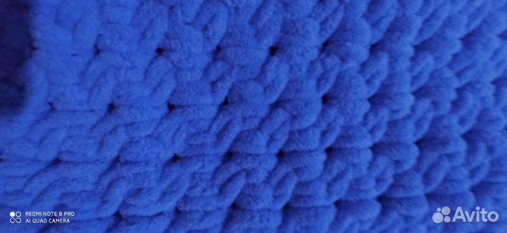 Плед детский вязаный ручная работа