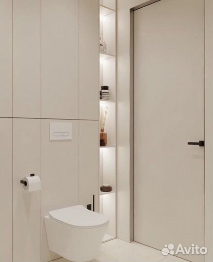 Дверь скрытого монтажа под покраску