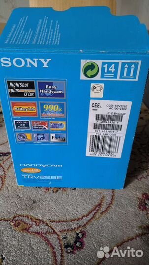 Видеокамера sony handycam