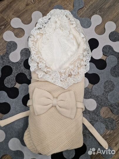 Комплект вязаный на выписку