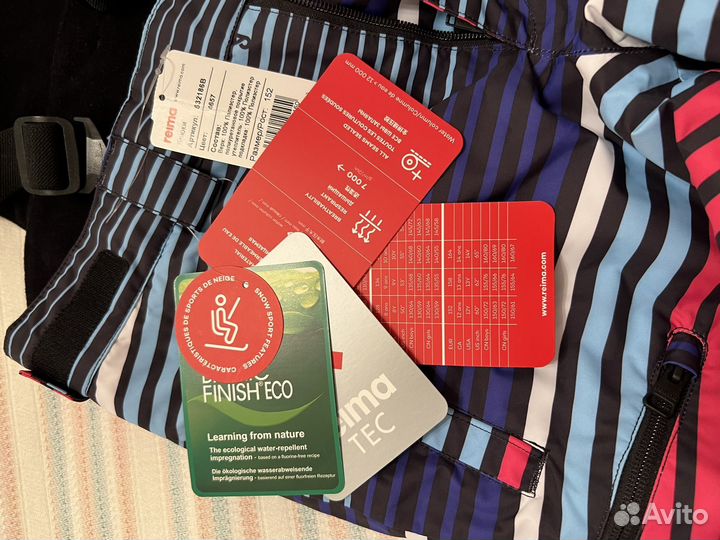 Reima Брюки горнолыжные для девочки 152 новые