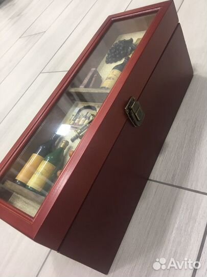 Шкатулка подарочная под бутылку