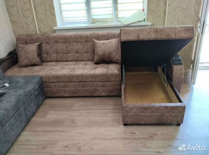 Угловой диван раскладной на заказ