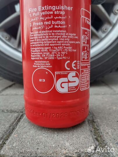 Огнетушитель Jockel BMW VAG MB новый