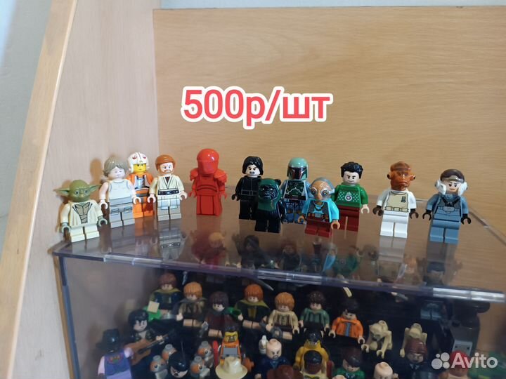 Lego star wars и super heroes минифигурки