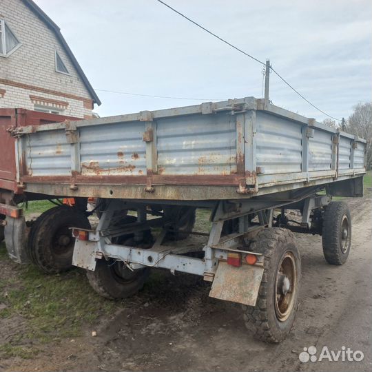 Телега на колёсах для трактора