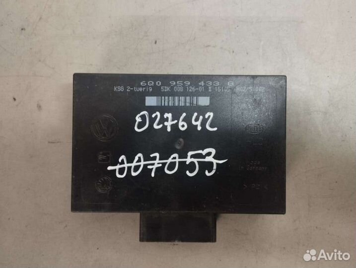 Блок комфорта volkswagen polo 4 1.4 6q0959433g. 5dk008126. 5dk00812601