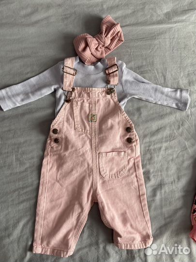 Детские вещи пакетом 68 74 на девочку