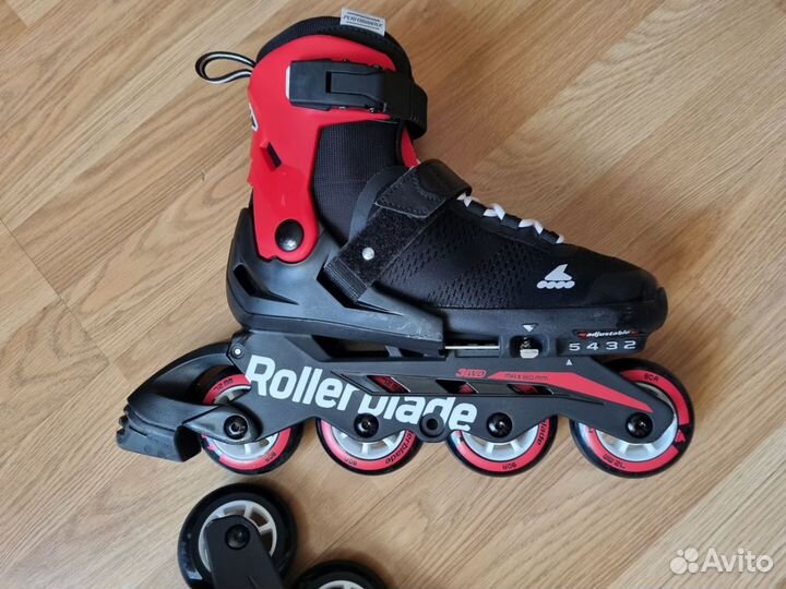 Коньки роликовые раздвижные Rollerblade 33-36,5