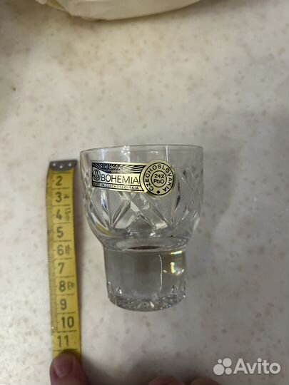 Винтаж рюмка Богемия, стаканы Румыния