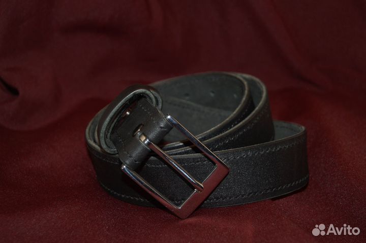 Кожаный ремень ручной работы