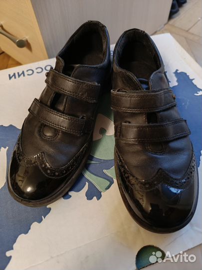 Демисезонные ботинки на девочку 34 размер