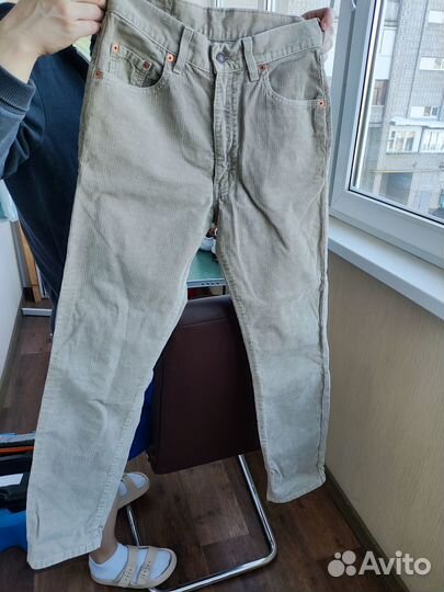 Вельветовые штаны Levis