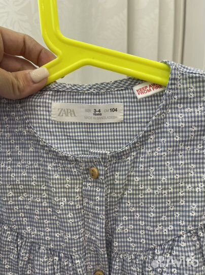 Блузка Zara 3-4 года