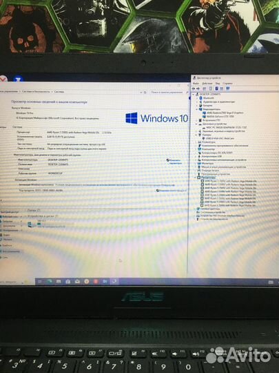 Игровой Asus15.6 AMD Ryzen5/8Gb/geforcegtx1050