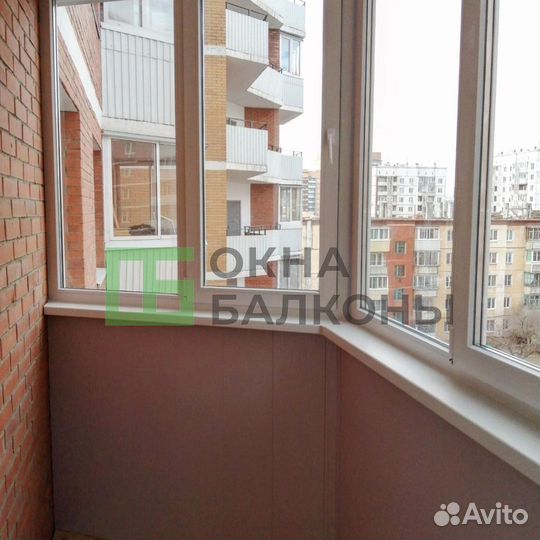 Остекление балконов в пятиэтажке