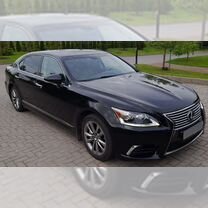 Lexus LS 4.6 AT, 2014, битый, 135 600 км, с пробегом, цена 3 600 000 руб.