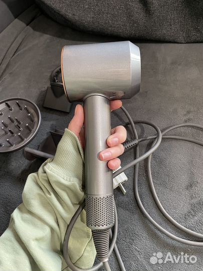 Фен Dyson Supersonic HD07, никель/медь