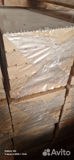 Палубная доска (глаткая)(вилвет)из лиственницы 173