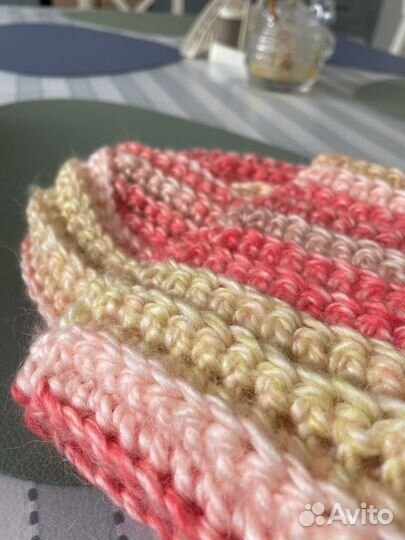 Комплект шапка и снуд женский