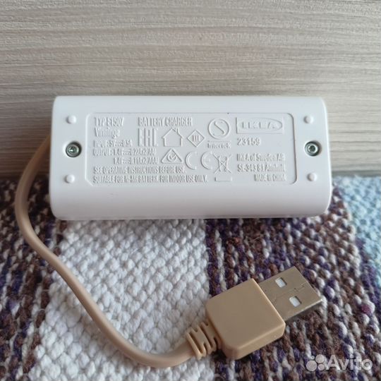 Аккумуляторная батарейка Икея 1.2В с зу