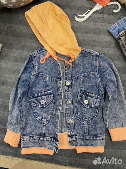 Пакет с куртками на девочку