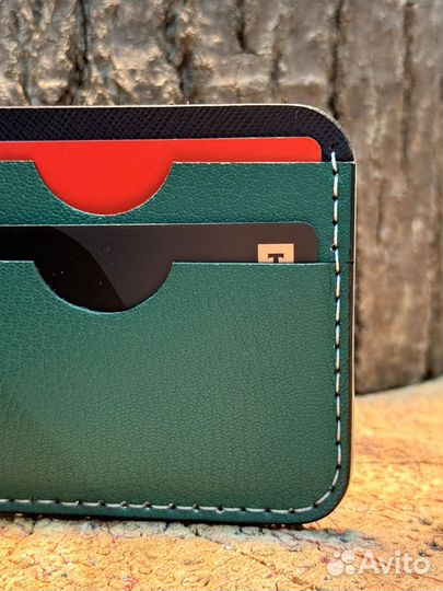 Кошелёк из натуральной кожи ручной работы