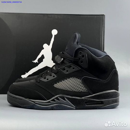 Кроссовки Nike Jordan 5 Black Cat (Арт.32229)