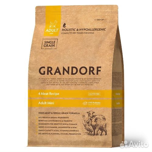 Корм для собак Grandorf (Грандорф) в ассортименте