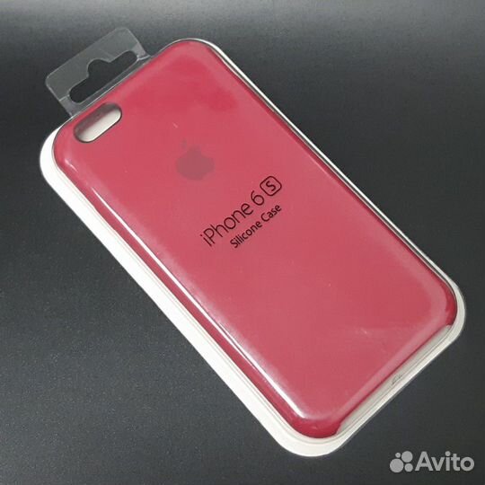 Силиконовый чехол на iPhone 6 / 6S вишнёвый
