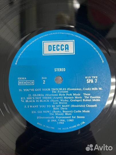 The world of hits England винил