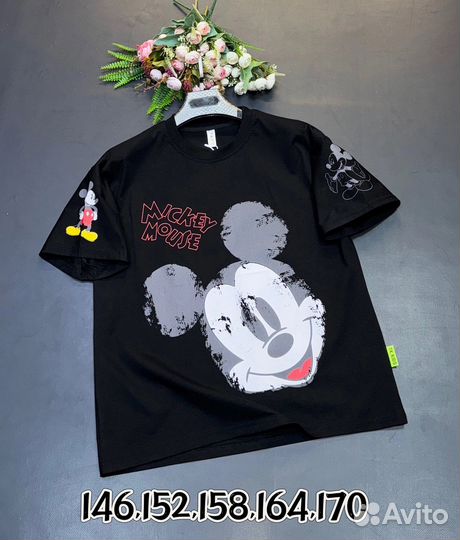 Красивая футболка для девочки, 146-170