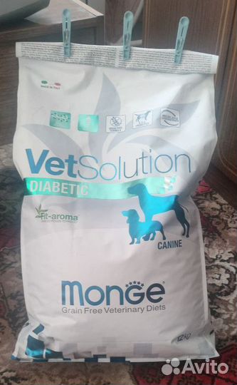 Корм для собак Monge VetSolution Dog Diabetic