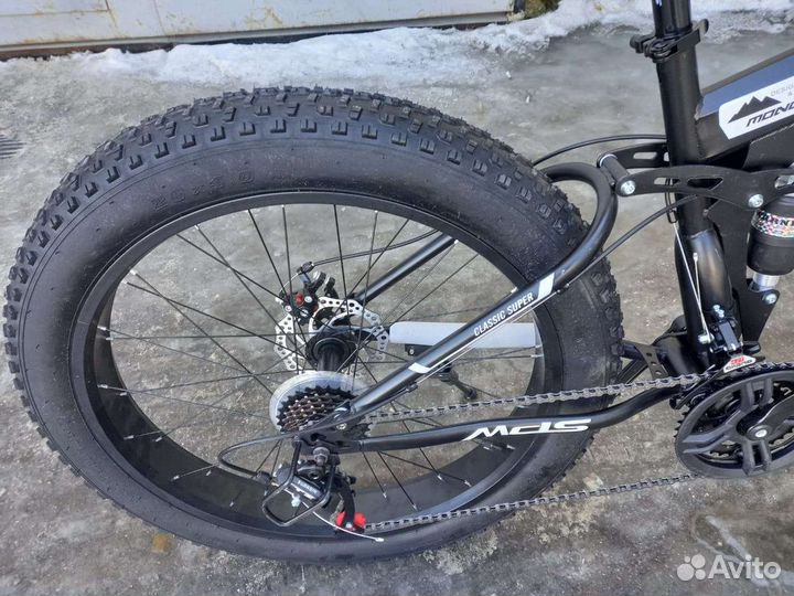 Велосипед фэтбайк складной